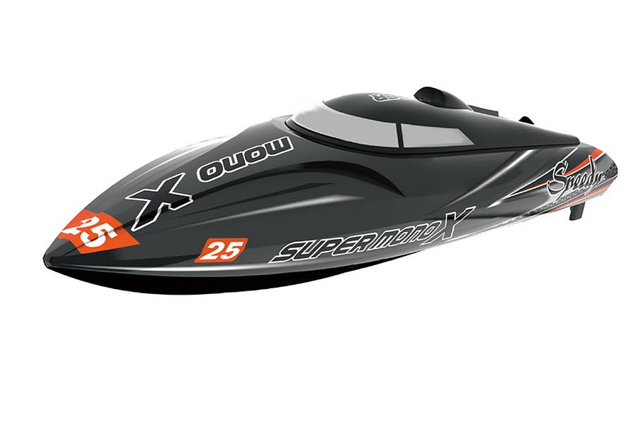 Joysway JY8209V2 SUPER MONO X 2.4G RTR BRUSHLESS RACING BOAT 420mm v2 RC, Black