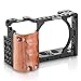 SMALLRIG Camera A6300 Cage for Sony A6000 / A6300 with Wooden Handle Handgrip - 2082 primary