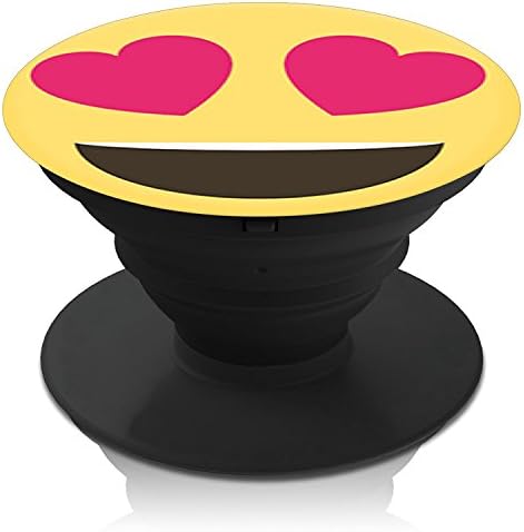 Multi-Function Mounts and Stands,Dmcyber Expanding Stand Grip Pop Mount Socket for Smartphones ,iPhone and Tablets (Love Emoji)