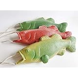 Pack of 3 Bass Fish Soap on a Rope, Fishing Gifts, Stocking Stuffers for Men, Stocking Stuffers for Boys, Hanukkah Gifts, Gifts for Dad, Bass Fishing, White Elephant Gift, Funny Gifts, Bass Fish
