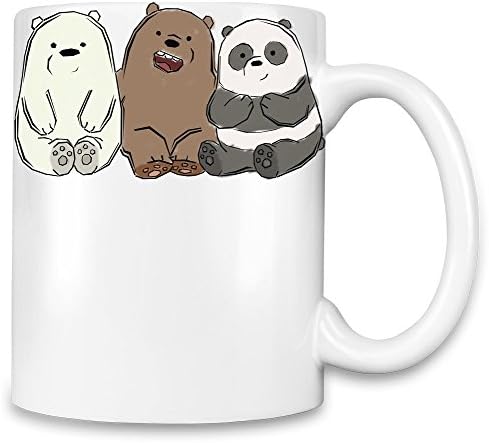 Cute Bears Unique Coffee Mug | 11Oz| High Quality Ceramic Cup| The Best Way To Surprise Everyone On Your Special Day| Custom Mugs By Bang Bangin