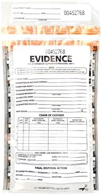 Plastic Evidence Bag, 100pk (Small)