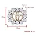 YIAI Crystal Brooch, Wedding Party Jewelry Flower Brooch Pin for Women