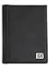 DH DAPPER · HIDE Mens Wallets - Men's Leather Bifold Wallet - Leather Card Holder - Thin Slim Leather Wallets for Men (Black Leather/Black Thread)