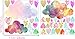 Cloud Wall Decals Heart Wall Decals Removable Peel and Stick Nursery Wall Decal Baby Kids Room Wall Decor