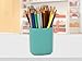 Acrimet Jumbo Pencil Holder, Pen Cup, Caddy Super-Sized Desktop Organizer for Students, Artists and Professionals (Plastic) (Solid Green Color)