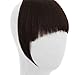 REECHO Fashion Full Length Synthetic 1 Piece Layered Clip in Hair Bangs Fringe Hairpieces Hair Extensions Color – Dark Brownthumb 3