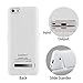 Leadtry 4200mah Iphone 5 5s 5SE Universal Slim Case Rechargeable Portable Charger Case Outdoor Moving External Battery Backup Case Cover with 4 LED Lights Built-in Pop-out Kickstand Holder (White)