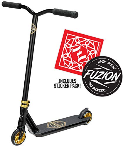 Fuzion Z300 Pro Scooter Complete Trick Scooter -Stunt Scooters for Kids 8 Years and Up, Teens and Adults - Durable, Freestyle Kick Scooter for Boys and Girls (2020 - Black/Gold) - Thumbnail 6