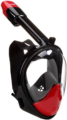 Snorkel Mask Full Face Anti-fog 180° Panoramic Diving Mask Upgraded Breath Free Snorkeling Mask