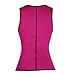 KIWI RATA Two Sides are Wearable, Slimming Corset Neoprene Vest Hot Sweat Shirt, Body Weight Loss Shaper, Sauna Suits