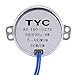 Synchronous Synchron Motor,Turntable motor withwith 7mm/0.275in Flexible Coupling Connector,110V motor, 50/60Hz AC 100~127V 4W 5-6RPM/MIN CCW/CW For Hand-Made, School Project, Model(5-6RPM)- (4PCS)