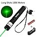 Sandeye Green Laser Pointer High Power Hunting Rifle Scope Sight Laser Pen, Remote Laser Pointer Travel Outdoor Flashlight, LED Interactive Baton Funny Laser Pointer Toys for Cats/Dogs