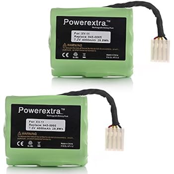 neato powerextra 2v 4000mah sweeper ontel robotic 2000mah