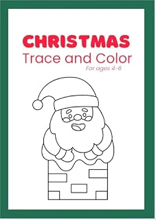 Livro CHRISTIMAS: trace and color
