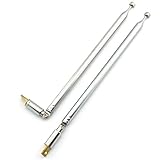 E-outstanding 1 Pair AM FM Radio Universal Antenna, 77cm 30