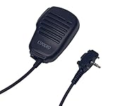Coodio Remote Lapel Microphone Shoulder Speaker Mic RainProof For Vertex Standard EVX-531, VX-241 2 Way Radio
