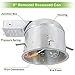 12 Pack 6 Inch Remodel Housing, Shallow Type Airtight IC Can Housing with TP24 Connector for LED Recessed Downlight Retrofit Kit, Recessed Light, ETL Listed