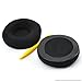 Geekria Comfort Velour Replacement Ear Pads for Technics RP-DH1200 DJ, RP-DH1210, RP-DH1250-S DJ Headphones Ear Cushions, Repair Parts (Black)