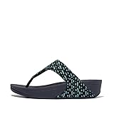 FitFlop FZ4442-090 LULU GEO-Webbing Toe-Post