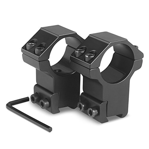 Modkin 1 Inch Dovetail Scope Rings, High Profile Scope Mount for 11mm