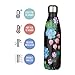 MIRA 17 Oz Stainless Steel Vacuum Insulated Water Bottle - Double Walled Cola Shape Thermos - 24 Hours Cold, 12 Hours Hot - Reusable Metal Water Bottle - Leak-Proof Sports Flask - Paradise