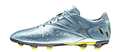 adidas Messi 15.2 FG/AG Cleats - Matte Ice Metallic/Bright Yellow/Black - Mens - 8.5