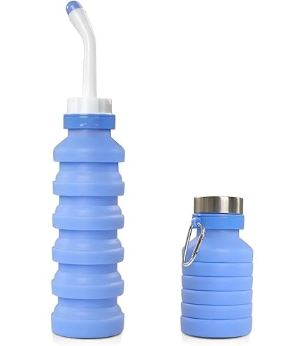 CuloClean Portable Bidet For Toilet, Travel, Or Camping. Compatible With Any Plastic Bottle. Discreet, Sanitary Or Travel Shower, Attachable Stopper, Backcountry Bidet Nozzle (1pcs Lilac