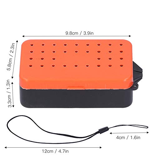 8 Stück Angelköderbox 9,8 * 6 * 4,8 cm Tragbare Angelgerätebox Aufbewahrungskoffer für Angelgeräte(S.) – Bild 5