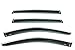 C&C Car Worx Aftermarket Set of 4 WV-LW-10-TF Tape-On Outside-Mount Side Window Visor Rain Guard Deflectors Compatible with 2010 2011 2012 2013 2014 Subaru Outback