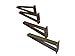 18 Inch Flat Hairpin Legs (4 Pcs) Black Satin Finish Rust Free For Diy Projects Best Seller Legs
