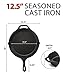 KAFOOR Cast Iron Skillet 12.5 Inch