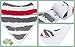 Cloth Diaper Inserts (12pk) 5-Layer Washable Charcoal Bamboo Inserts with Gussets + Bandana Bib