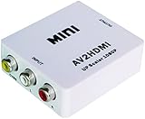 Generic Mini Composite AV CVBS 3RCA to HDMI Video Converter Adapter 720p 1080p Upscaler