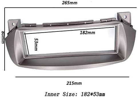 Car Radio Fascia for SUZUKI Alto NISSAN Pixo 2008+ Stereo Dash Fit Kit Install Fascia Face Plate Surround Panel DVD Frame 1 DIN