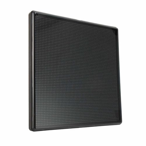 LED Pixel Display Frame, APP Control & Bluetooth Connection 64x64 Pixel LED Screen with Smart Clock & Timming, DIY Graffiti Patterns Text, Supports Picture, GIF, Video, for Wall