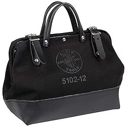 Klein Tools 510212BLK Heavy Duty Black Canvas Tool