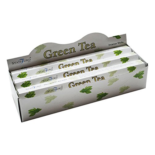 Stamford37143 Green Tea Incense Sticks, 20 Sticks x 6 Packs