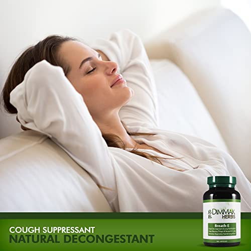 BreathE Lung Tonic and Chest Decongestant by Dimmak Herbs (100 Count