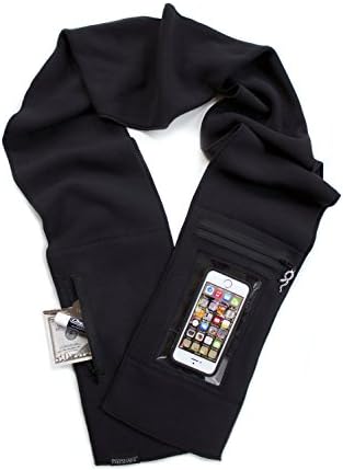 Peepsnake Smart Phone Scarf, Clear Touch Pocket, Back Camera Window, Xtra Pouch