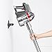 Deik Cordless Vacuum Cleaner, Stick and Handheld Vacuum with Powerful Suction & Wall-Mount Silver  