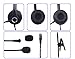 Xintronics Corded Call Center Telephone Headset RJ9 Headphone with Mic Noise Cancelling for Aastra Polycom Mitel Office Landline Phones and Call Center