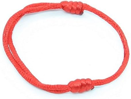 Set of two (2) Lucky Bracelet Red String of Fate Adjustable Bracelet
