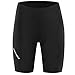 NOOYME Women's Bike Shorts for Cycling with 3D Padded Classic Black Women Cycling Shorts (Black, Large)
