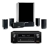 Harman Kardon HKTS 15 5. 1-channel Home Theatre Speaker System with Denon AVR-X 2300W