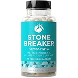 STONE BREAKER Chanca Piedra - Natural Kidney Cleanse and Gallbladder Protection - Detoxifying Strength for Discomfort, Nausea, Urinary System - Hydrangea &amp; Celery Seed - 60 Vegetarian Soft Capsules