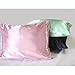 BLISSFORD Luxury Satin Pillowcase for Hair – Standard Satin Pillowcase with Zipper, Black (1 per Pack)
