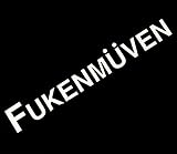 [ST45] 2X White Fukenmuven - Volkswagen VW BMW Funny JDM Sticker Die Cut Vinyl Decal