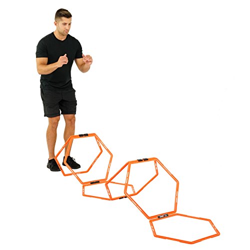 Hexagonal Hex Speed Rings, Agility Rings for Fitness Training by EFITMENT - A009 - Thumbnail 6