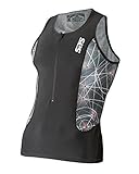 SLS3 Triathlon Men`s Tri Top FRT | Tight Fit | 2 Pockets | Zipper | Jersey | Singlet | German Designed